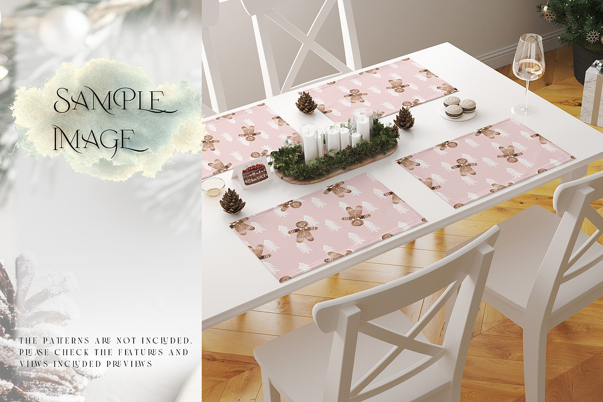 Christmas Placemat Mockups, a Product Mockup by mock-ups (Photo 10 of 13)