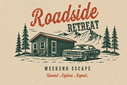 Highway Heritage font duo, a Script Font by cocodesign (Thumbnail 8 of 8)