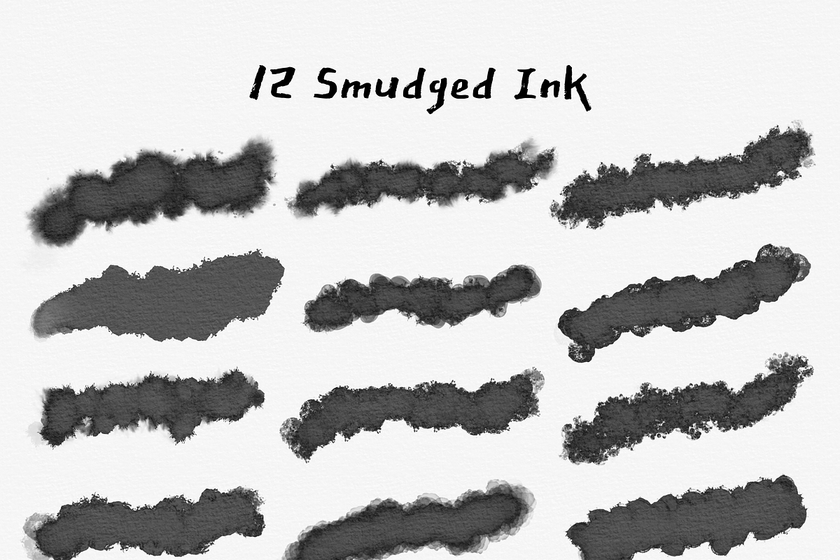 Procreate Japanese ink brush&stamps, a Brush Add-On by ProcreateiBox (Photo 6 of 11)