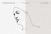 Single Line Female Portrait, a Person Illustration by TheMountBirdStudio (Thumbnail 2 of 6)