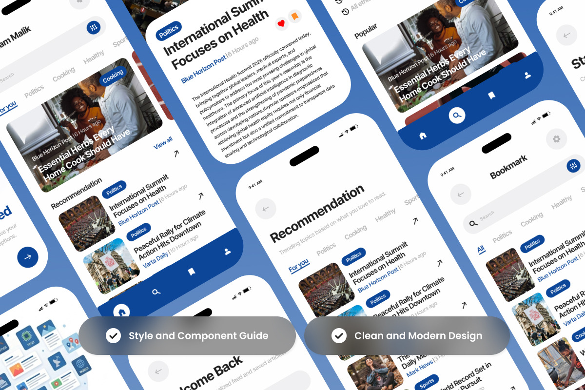 Faktual - News & Media Mobile App, an App Template by productype1 (Photo 3 of 5)