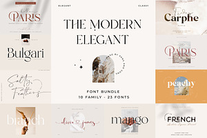 Modern Elegant Font Bundle - SALE