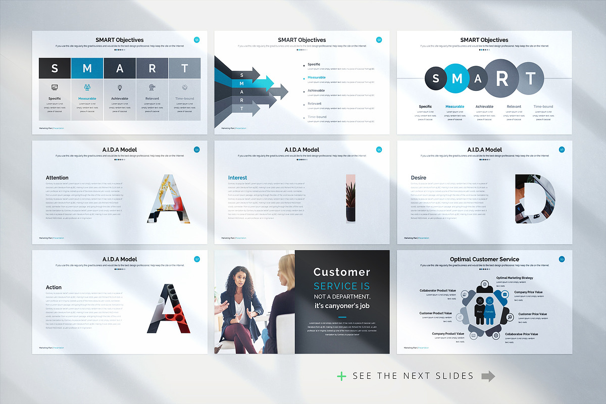 Marketing Plan Keynote Template, a Presentation Template by WhiteGraphic (Photo 15 of 22)