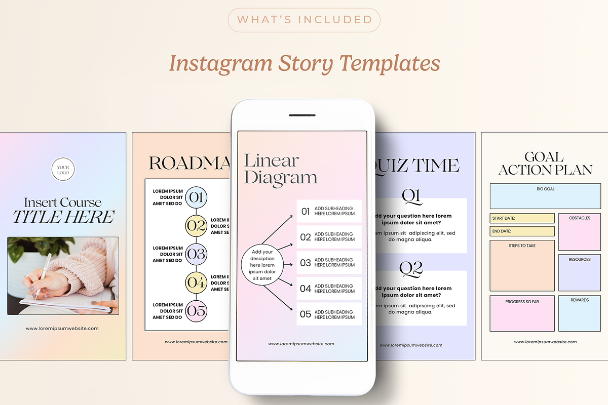 IRIS Course Creator Posts & Stories, a Social Media Template by Creatif Foundry (Photo 4 of 8)
