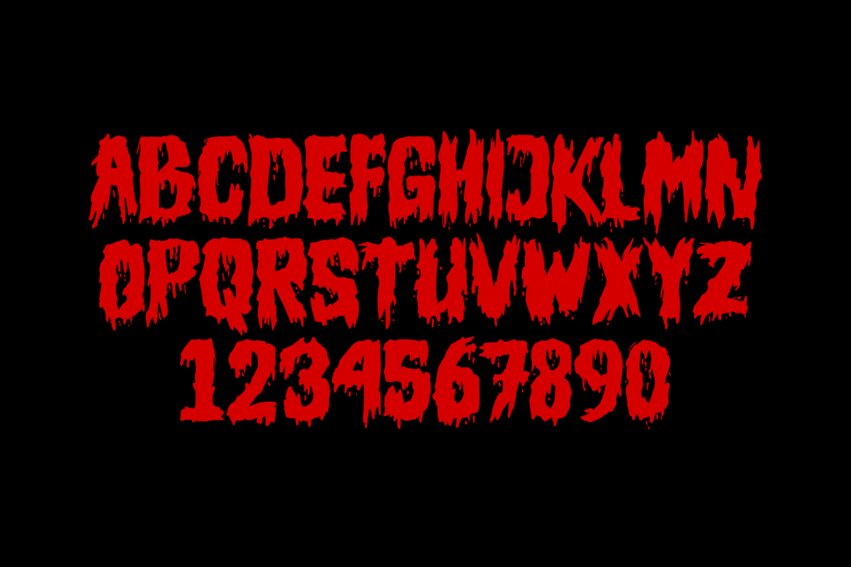 METU GETIHE - Horror Font, a Symbol Font by GFRcreative (Photo 3 of 5)
