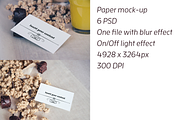 Paper Card Mock-Up - part 1 of 3, a Cups & Container Mockup by Marian Kadlec (Thumbnail 3 of 3)