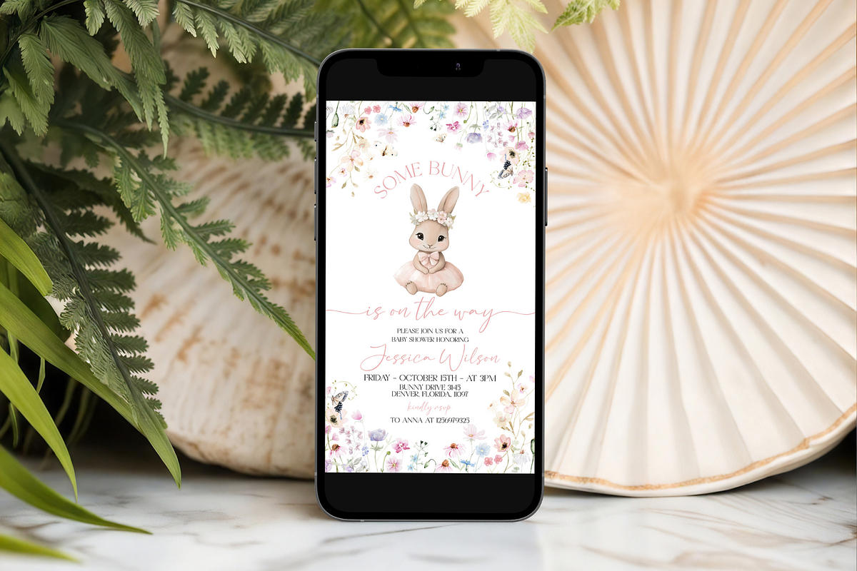 Ballerina Rabbit Digital Evite, an Invitation Template by Digital_Mind (Photo 3 of 3)