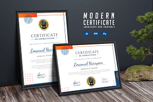 492. Modern Certificate Template