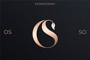 OS SO Wedding Monogram Logo, a Branding & Logo Template by LogoAV (Thumbnail 4 of 6)