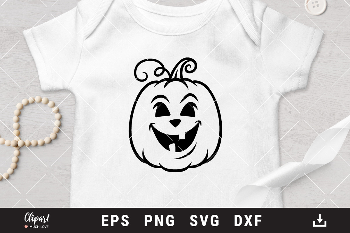 Jack O Lantern SVG, Halloween icons, an Illustration by ClipartMuchLove (Photo 2 of 5)
