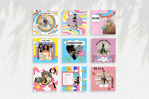 Instagram Template Boho Fashion