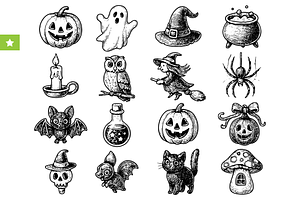 Halloween Witchcraft Clipart