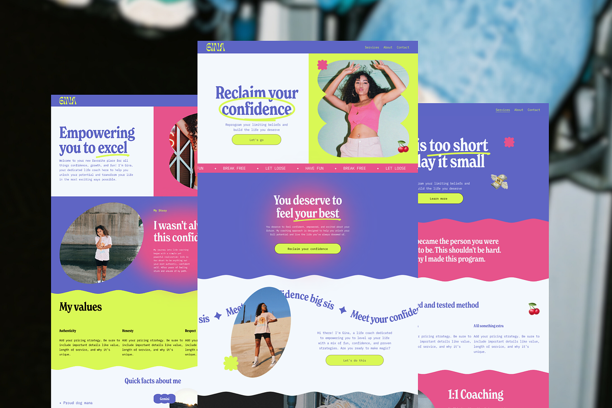 Bold Squarespace Template for Coach, a Squarespace Template by Soul Mission Studio (Photo 4 of 10)