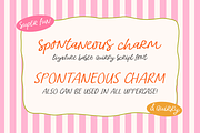 Spontaneous Charm Quirky Script Font, a Handwritten Font by Kaya Fonts (Thumbnail 5 of 35)
