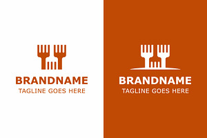Triple Fork Castle Modern Logo, a Branding & Logo Template by Pray Art Design Studio
