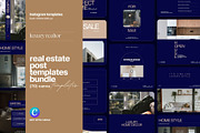 Real Estate Instagram Post for Canva, a Social Media Template by Prapti Design (Thumbnail 1 of 10)