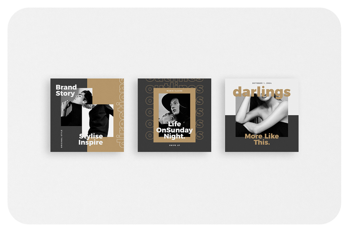 ELLIE Instagram Feed, a Social Media Template by Aprilea (Photo 2 of 7)