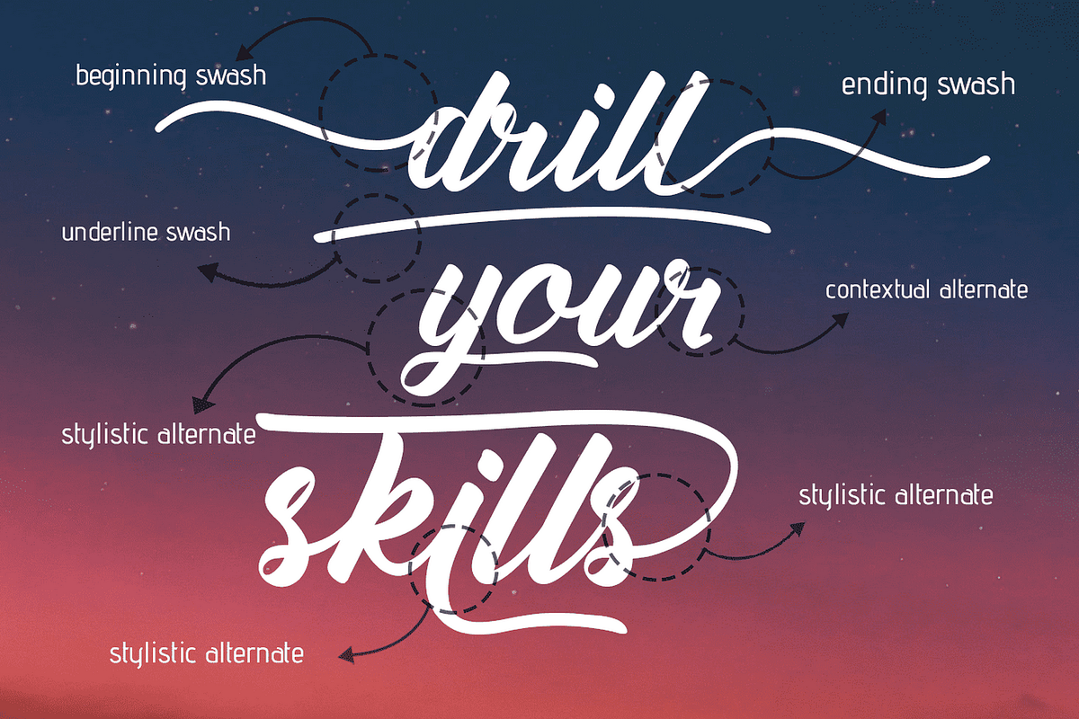 Amiable Forsythia Font, a Script Font by Letterhanna Studio (Photo 2 of 19)