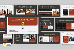 Consumer Analysis Report, a Presentation Template by Loin Studio
