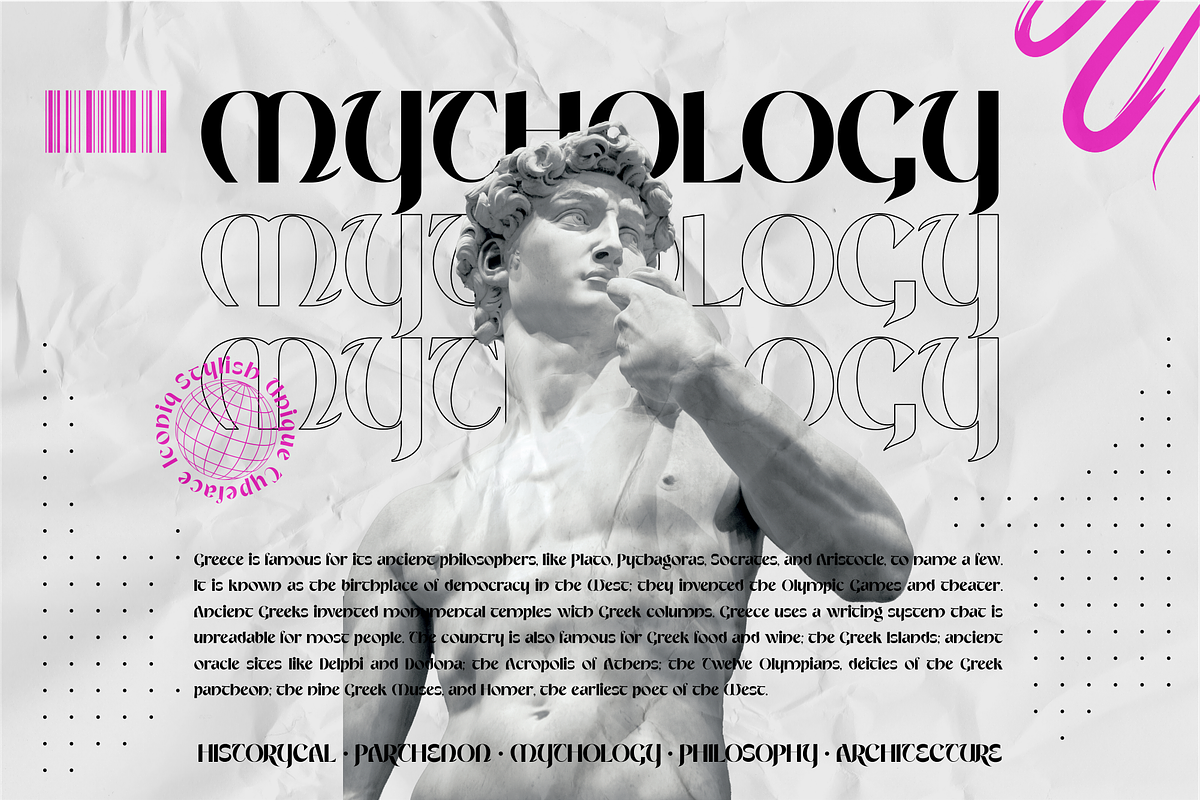 Sragentina - Unique Typeface, a Sans Serif Font by Artchitype Studio (Photo 2 of 10)