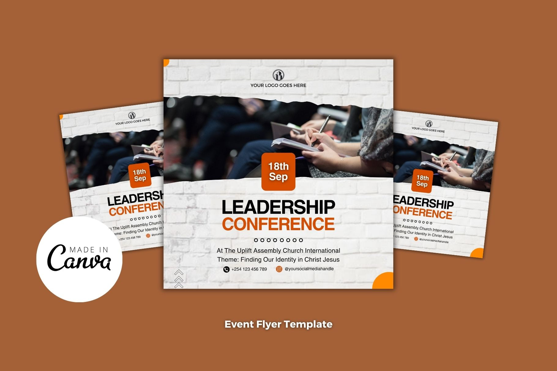 Conference Event Flyer Template, a Social Media Template by MK Creatives