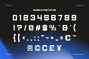 Hedrov - Bold Sports Display Font, a Sans Serif Font by Flawless And Co (Thumbnail 8 of 10)