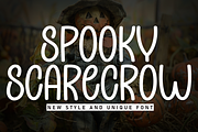 Spooky Scarecrow | Script Font, a Script Font by Scratchones (Thumbnail 1 of 8)