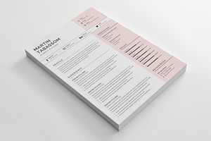 Resume/CV And Business Card Template