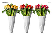 Bouquet Tissue Wrapping Paper Mockup, a Merchandise Mockup by creatsy5 (Thumbnail 4 of 22)