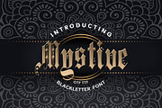 Mystive Blackletter Font, a Blackletter Font by DmDesignsStoreArt (Thumbnail 1 of 2)