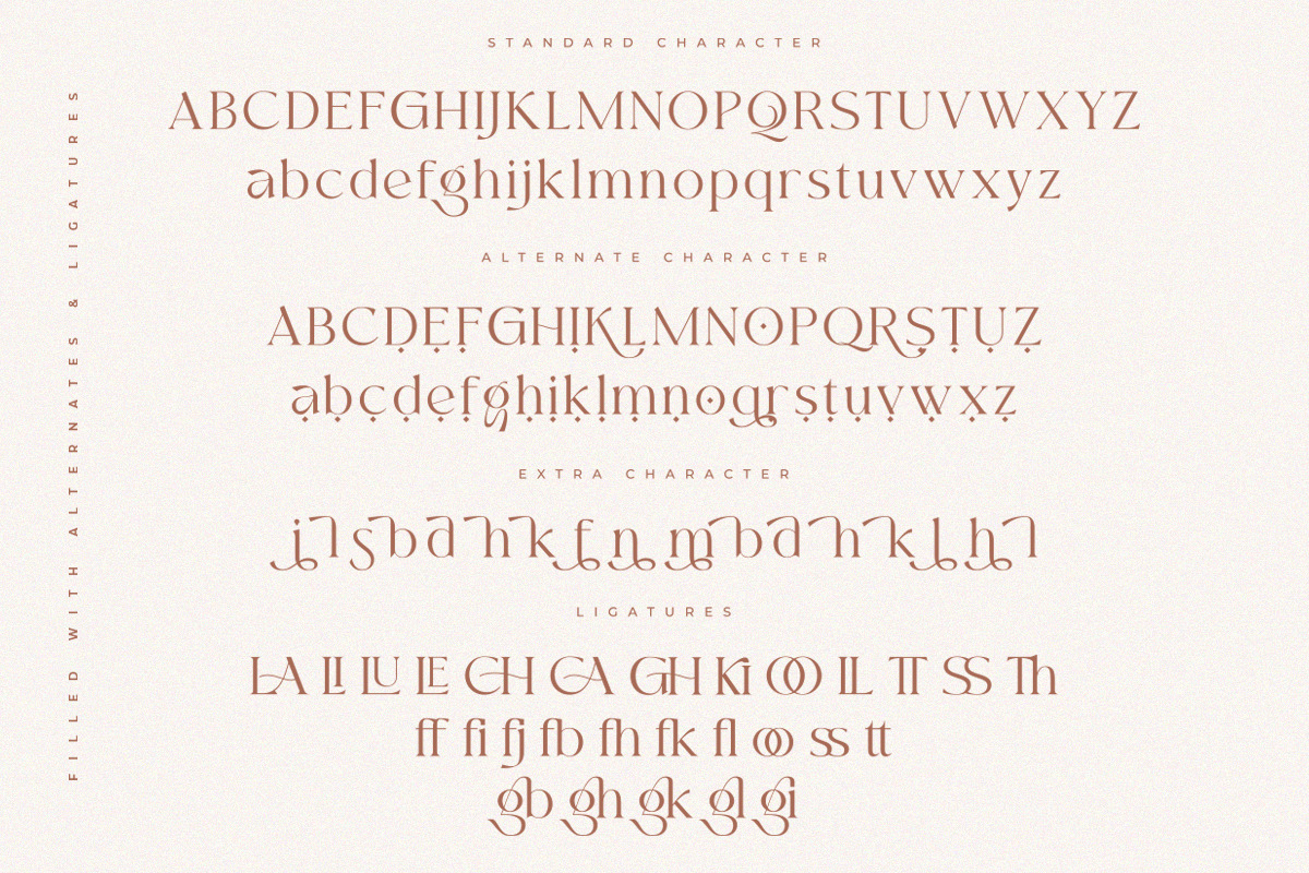 Moglan | Ligature Serif Typeface, a Serif Font by Pentagonistudio (Photo 10 of 10)