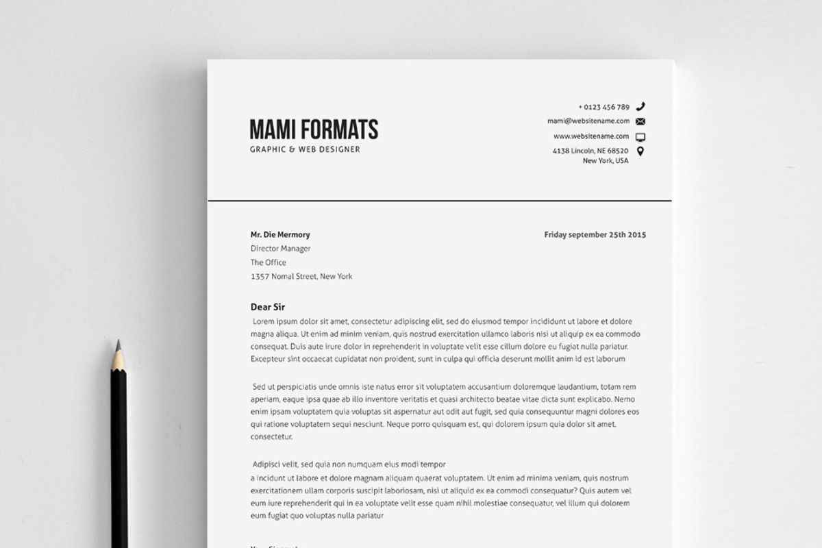 Clean Cv-Resume, a Resume Template by resumetemplathttps://d3es (Photo 4 of 5)
