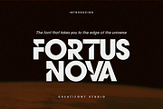 CF Fortusnova - Futuristic Display, a Sans Serif Font by Indotype Foundry (Thumbnail 1 of 10)