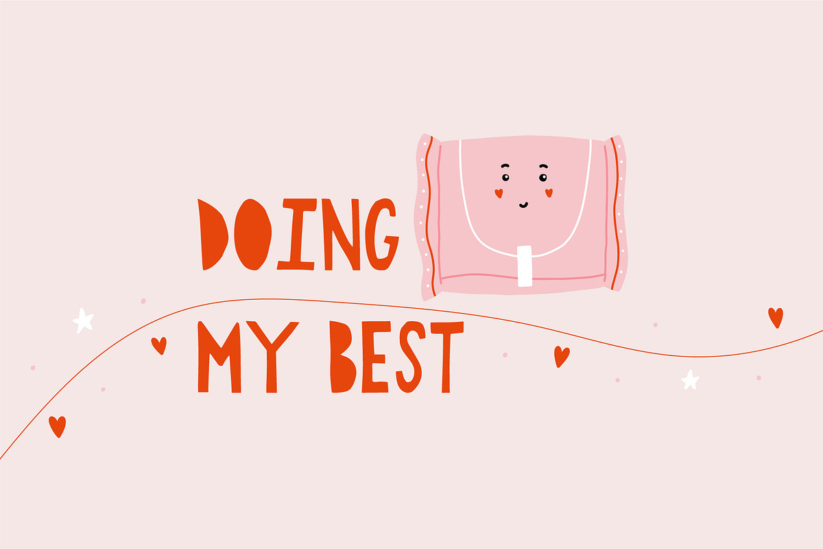 Cool Period Graphics, a Healthcare Illustration by AnkaDrozd (Photo 8 of 8)