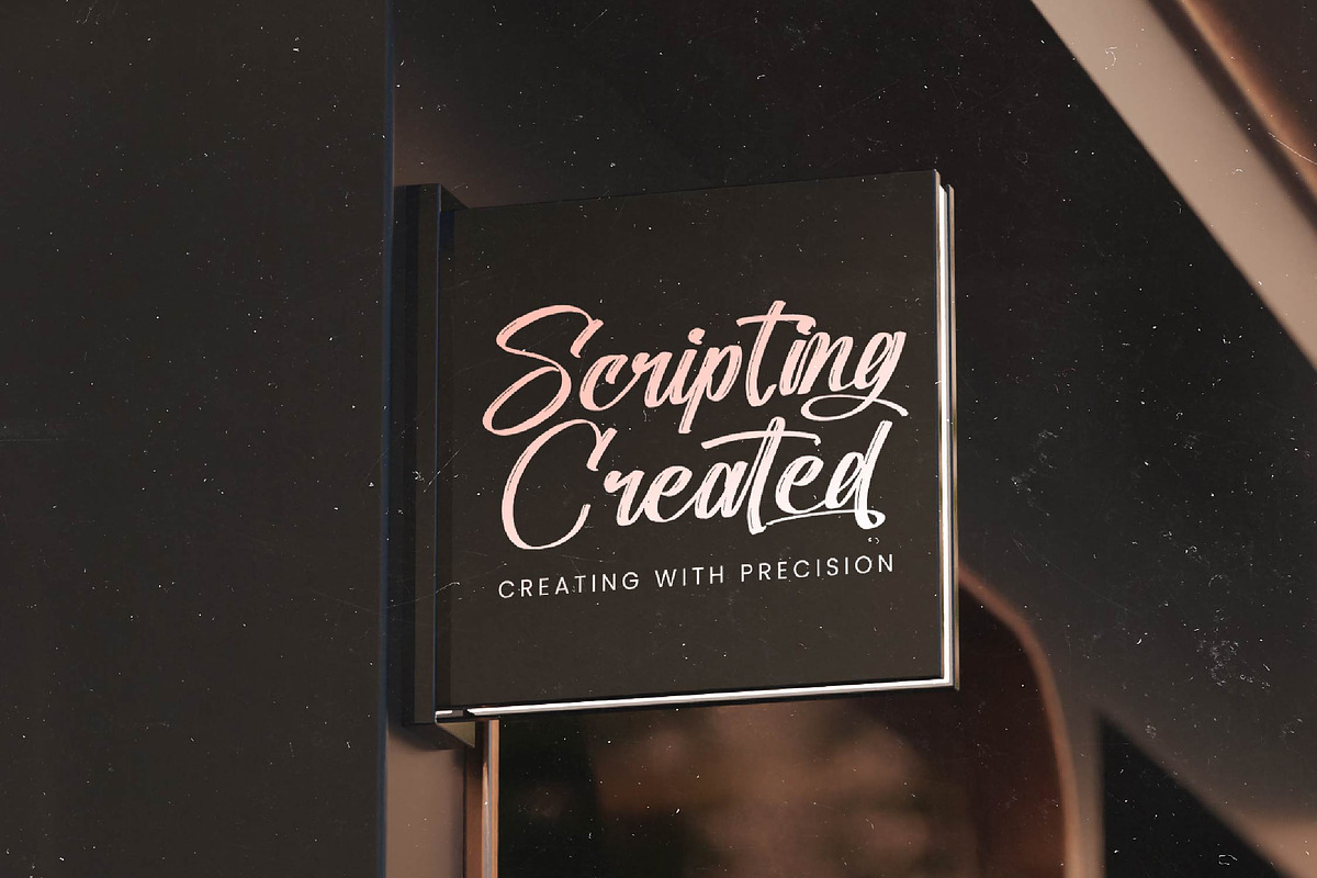 Standard Vertical Modern Brush Font, a Script Font by stylishtype.co (Photo 11 of 20)