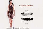 Fashion Markers Set for Procreate, a Brush Add-On by Liquid Amethyst Art (Thumbnail 11 of 11)
