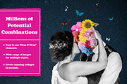 Flowers Digital Collage Pack, an Object Graphic by Collage Supply Co (Thumbnail 3 of 3)