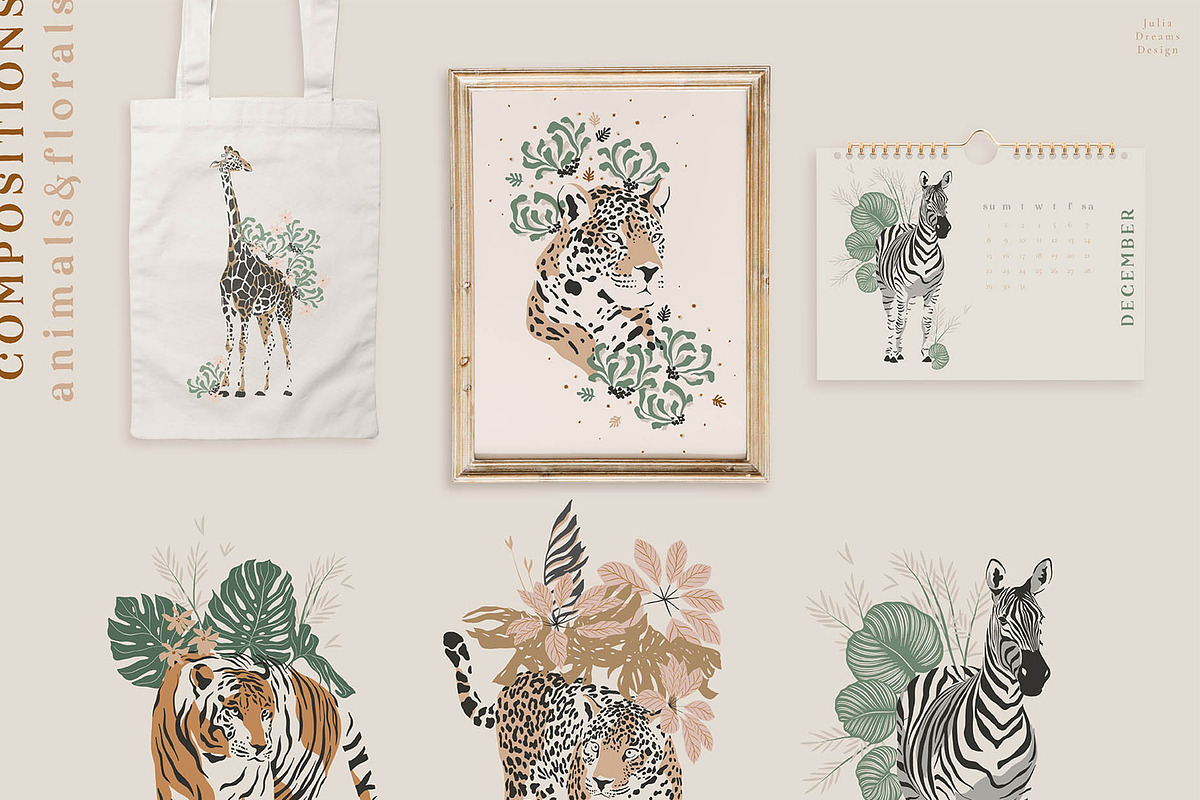 Magic Jungle Collection, an Animal Illustration by Julia Dreams (Photo 11 of 11)