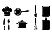 Kitchen Cooking Icon Vector Bundle, an Illustration by jahid234 (Thumbnail 31 of 51)