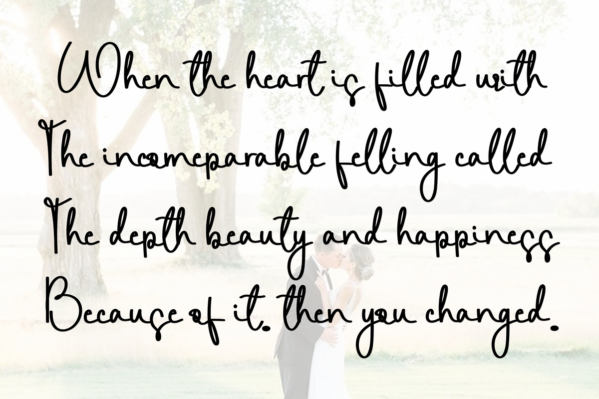 Wednesday, a Handwritten Font by FreshTypeINK (Photo 7 of 8)