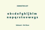 Salmont - Black Art Deco, a Sans Serif Font by Versetype (Thumbnail 10 of 12)