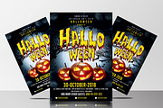 Halloween Party Flyers Bundle, a Flyer Template by AfzaalGraphics (Thumbnail 19 of 19)