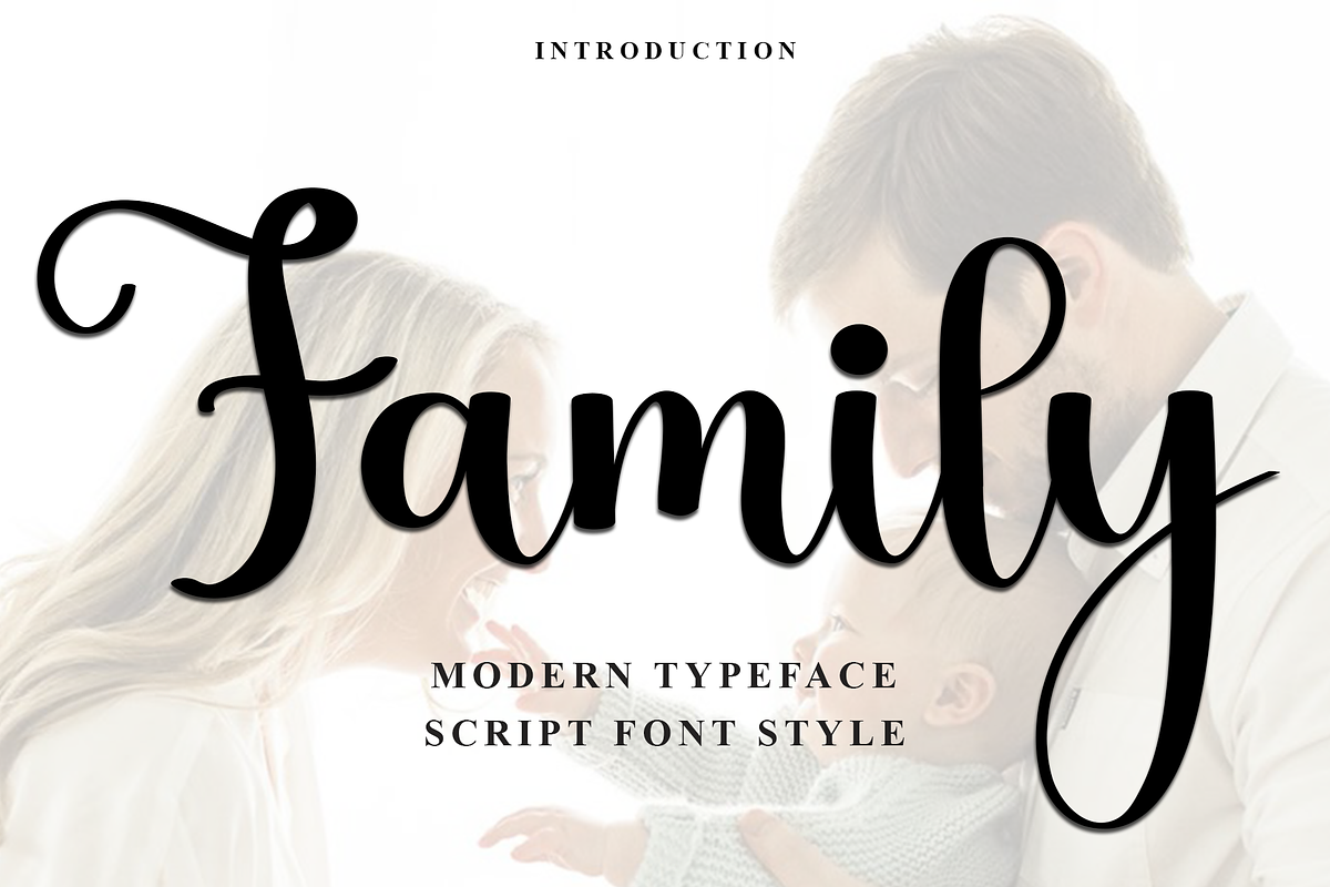 Family, a Handwritten Font by InermediaSTUDIO (Photo 1 of 8)