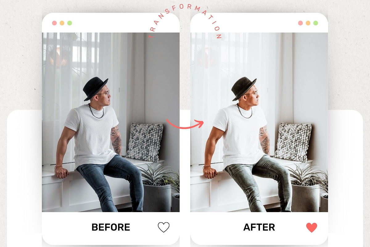 10 Minimal lightroom Presets and Lut, a Preset Add-On by presetsroom (Photo 9 of 14)
