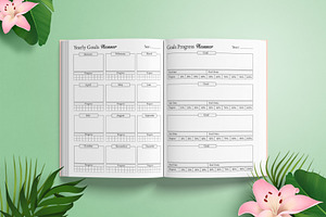 Editable Yearly Goals Planner