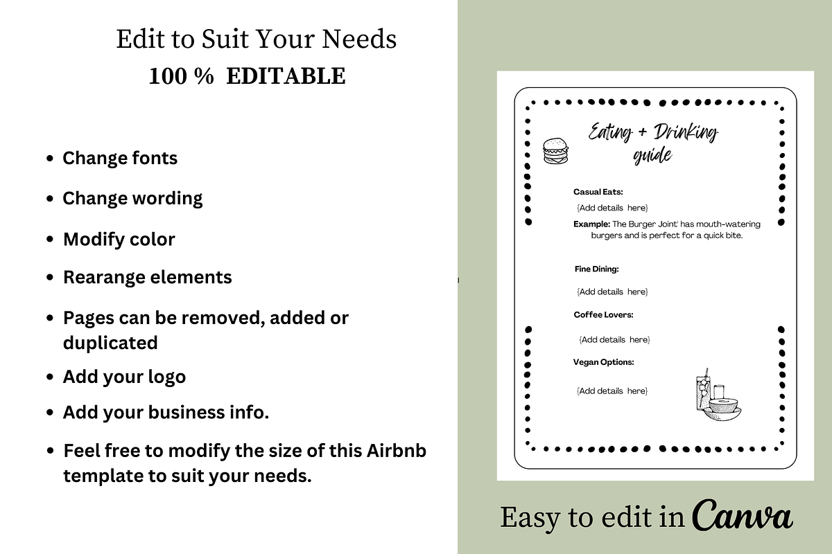 20 Airbnb Sign Bundle Template, a Stationery Template by SassyCorners (Photo 5 of 8)