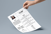Minimalist Resume / CV - 2 Versions, a Resume Template by Outline Design (Thumbnail 4 of 6)