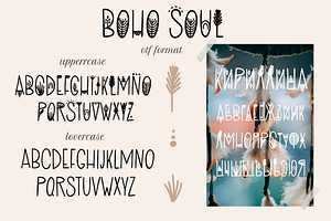 Bohemian SVG Color Font Cyrillic