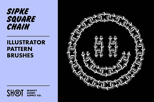 Spike Square Chain Brushes