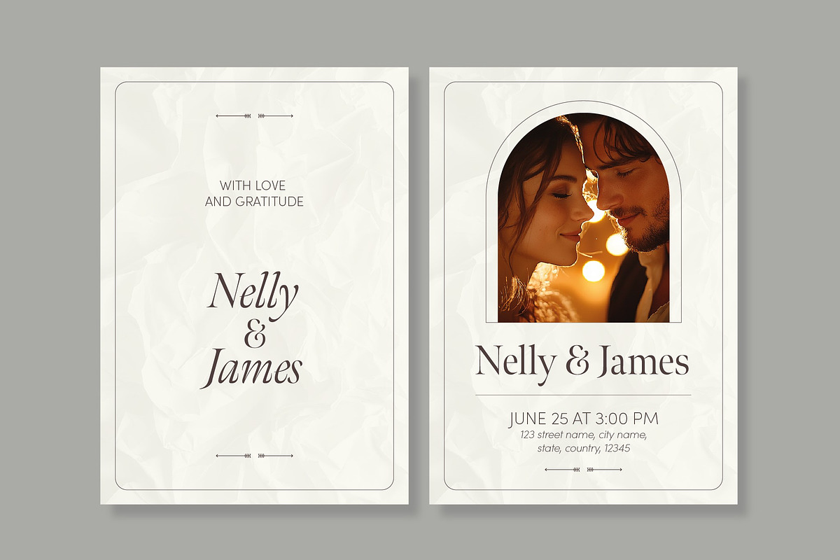 Elegant Wedding Program A5, a Templates & Theme by studiogstock (Photo 2 of 5)